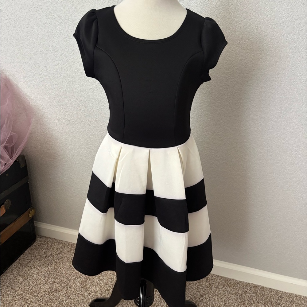 Black and White Kids Dress